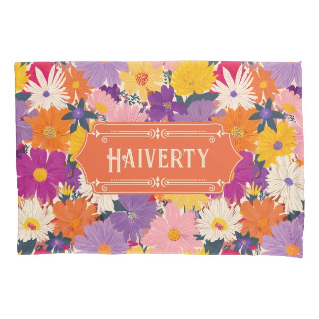 Haiverty Crowded Blooms Modern Floral (Frente)