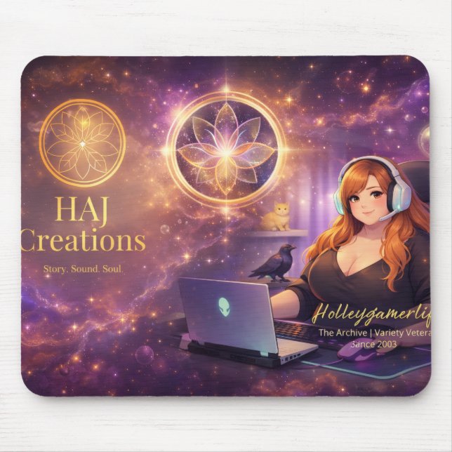 HAJ Creations: Mousepad Oficial Archive Galaxy (Frente)