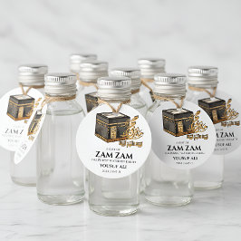 HAJJ MABRUR Água Zam Zam Etiqueta Favor
