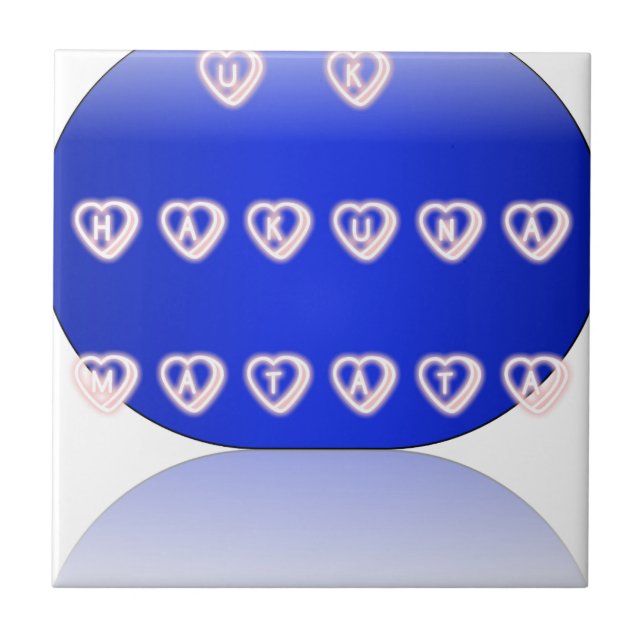 Hakuna Matata Art Impressão (Frente)