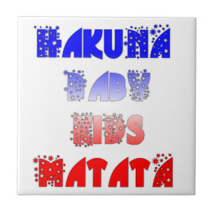 Hakuna Matata Baby & Kids: Design de cor francesa