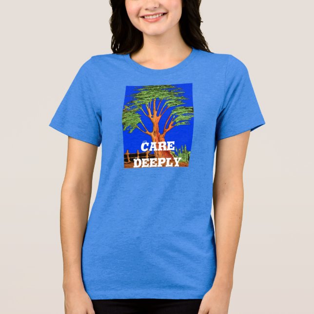 Hakuna Matata Care Deeply Vintage Gift Shirts (Frente)