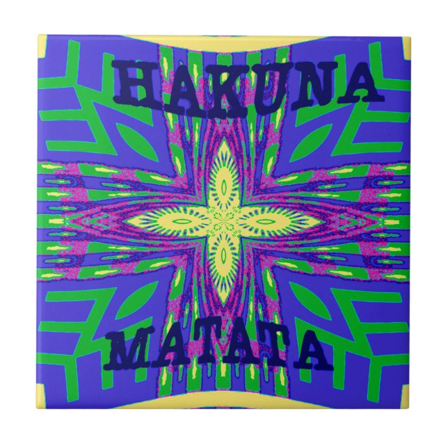 Hakuna matata Mombasa Kanga (Frente)