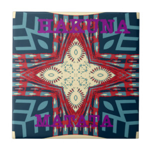 Hakuna Matata Text Hope Abstrato