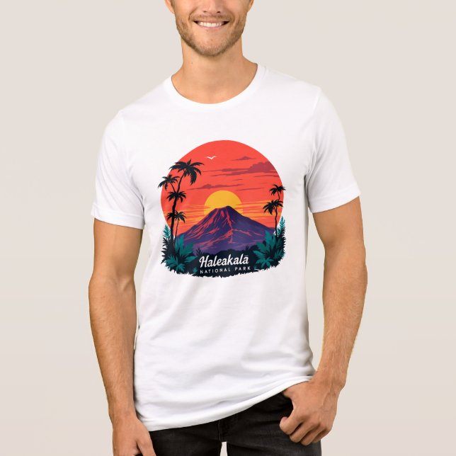 Haleakala National Park Vintage Hawaii Design (Frente)