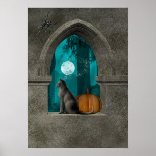 Hallow o poster da janela