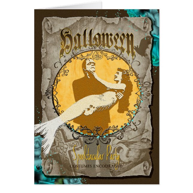 HALLOWEEN 2 - Cartão de Saudação (Frente)