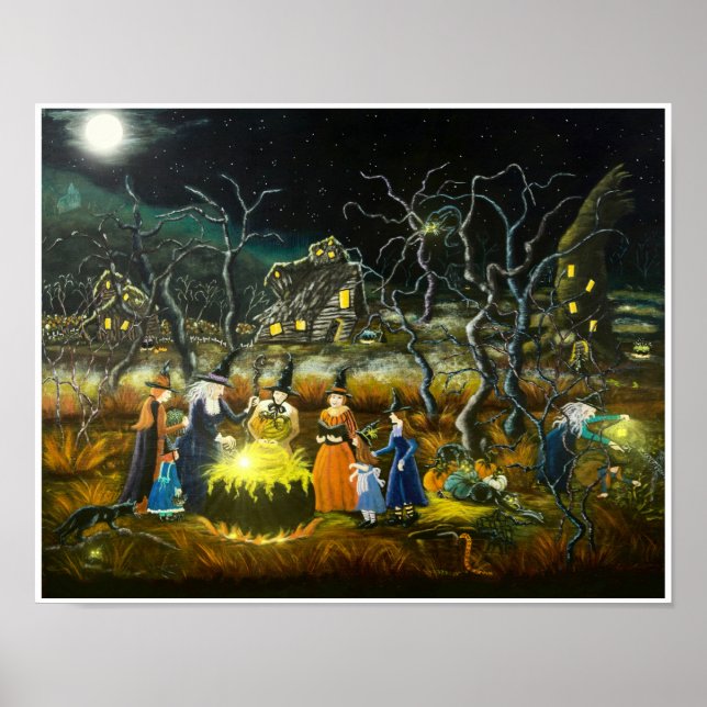 Halloween art poster "The Lesson" (Frente)