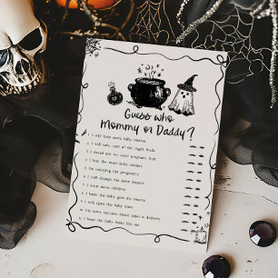 Halloween Baby está a caminho, adivinhe quem é a m