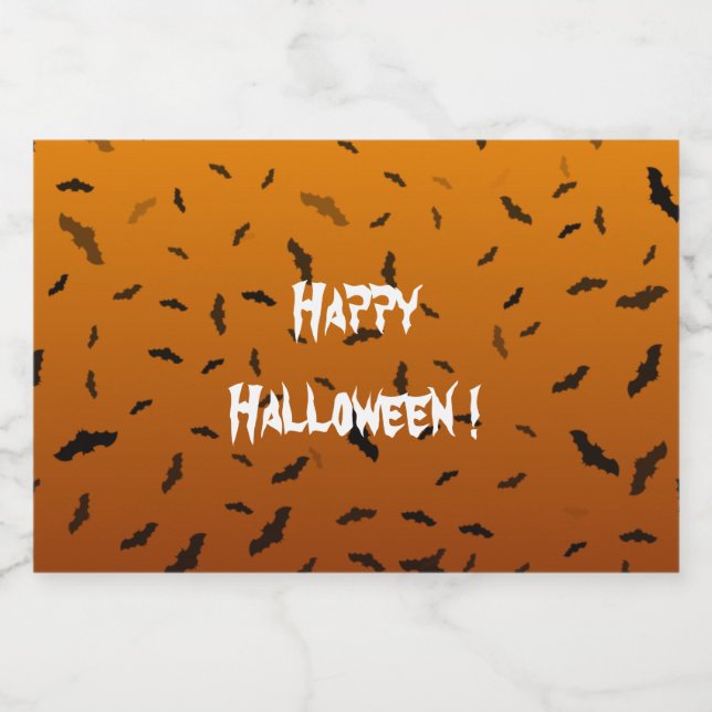 Halloween Bats (Rótulo Único)