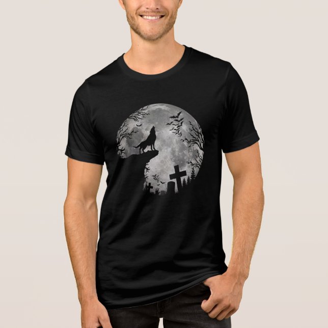 Halloween Bats e Wolf Howling Moon (Frente)