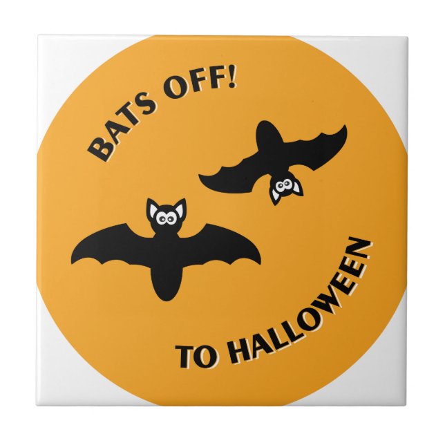 Halloween Bats Orange (Frente)