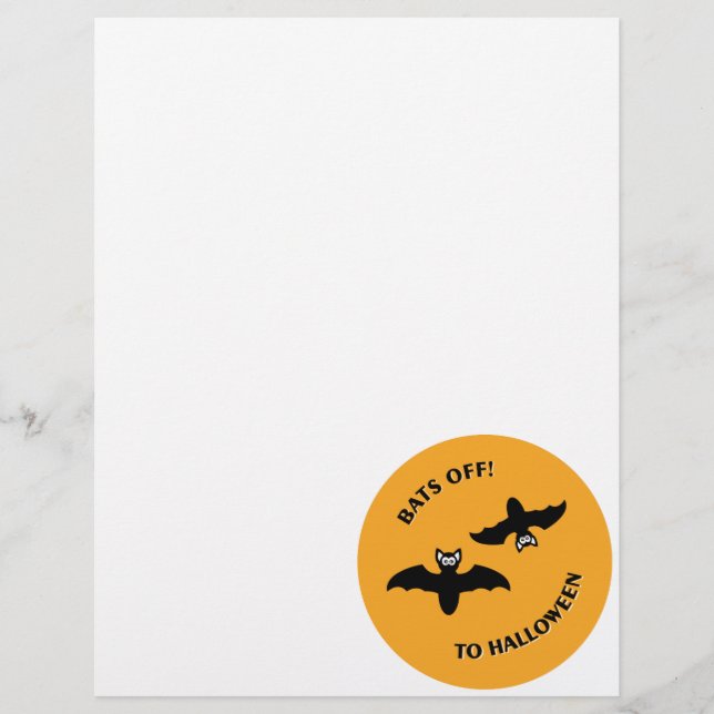 Halloween Bats Orange (Frente)