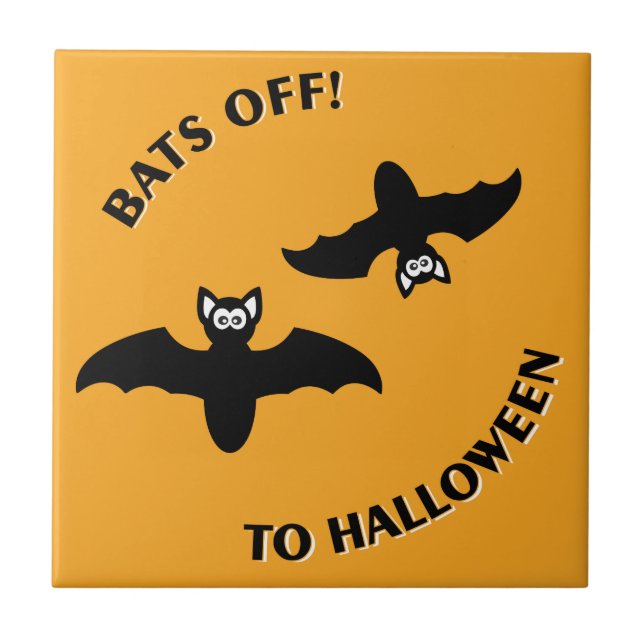 Halloween Bats Orange (Frente)