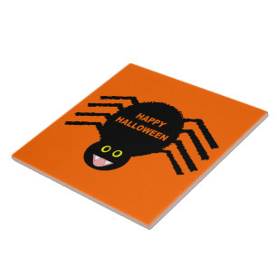 Halloween Black Spider TileHa