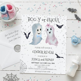 Halloween Boo-y e Ghoul Gênero Revelam Fantasmas