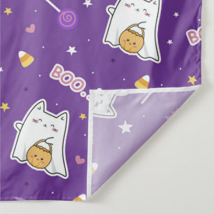 Halloween Cat Ghost Tapeçaria