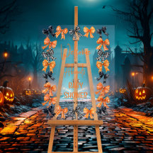 Halloween Coquette Black | Chá de fraldas de Arcos