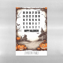 Halloween Countdown calendar reusable