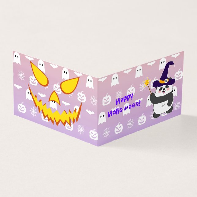 Halloween Cute Baby Panda Witic Wand (Exterior)