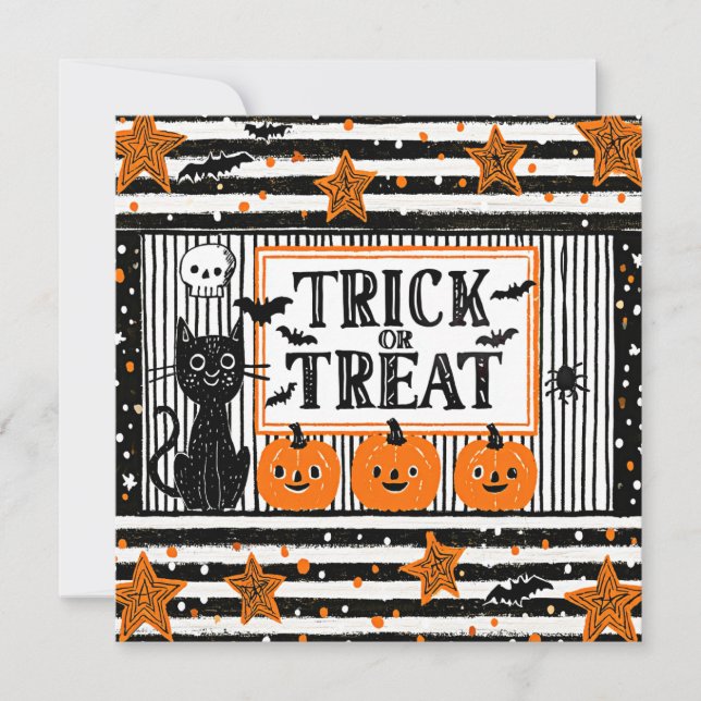 Halloween Doces ou Travessuras (Frente)
