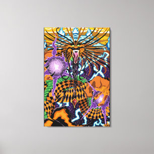 Halloween Dragon Stretch Canvas de Arte de Impress