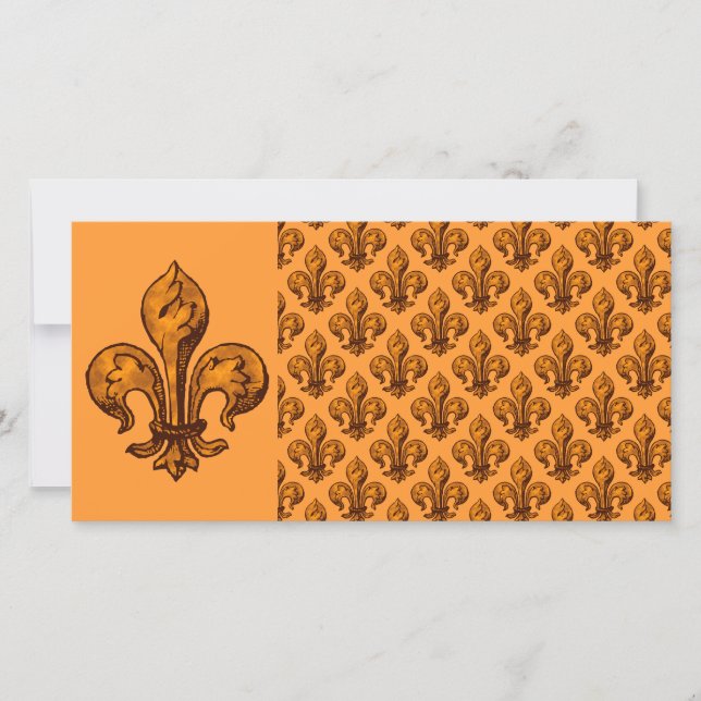 Halloween Fleur de lis (Frente)
