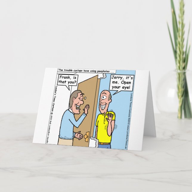 Halloween Funny Cyclops Camisetas Cartões e Presen (Frente)