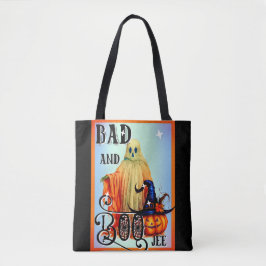 Halloween Ghost Themed Tote Bag