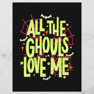 Halloween Gift Todos Os Ghouls Me Ama