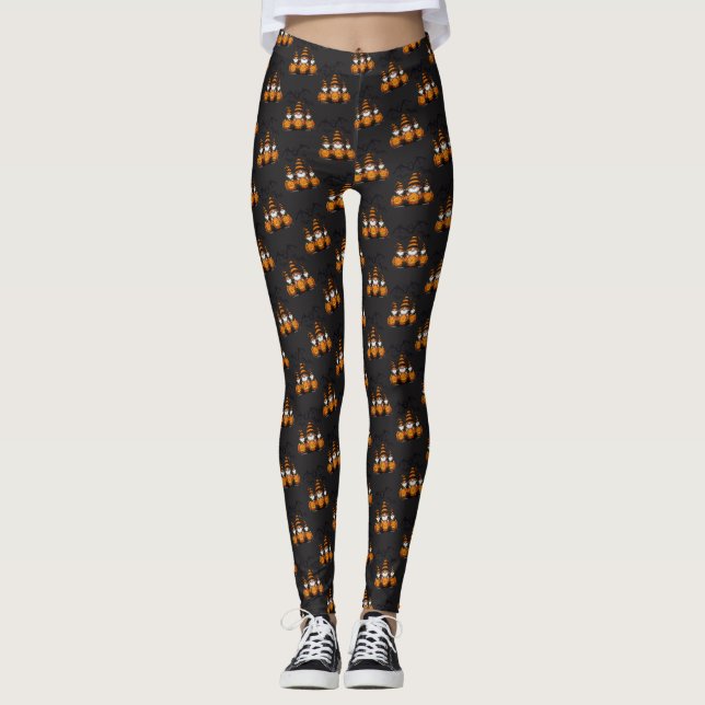 Halloween Gnome Leggings (Frente)