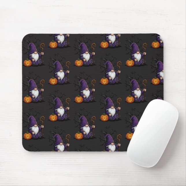 Halloween Gnome Mousepad (Com mouse)