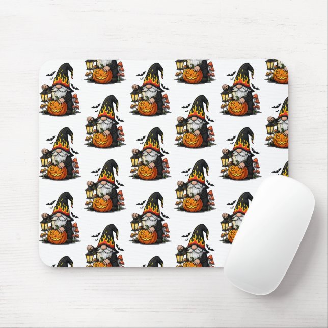 Halloween Gnome Mousepad (Com mouse)