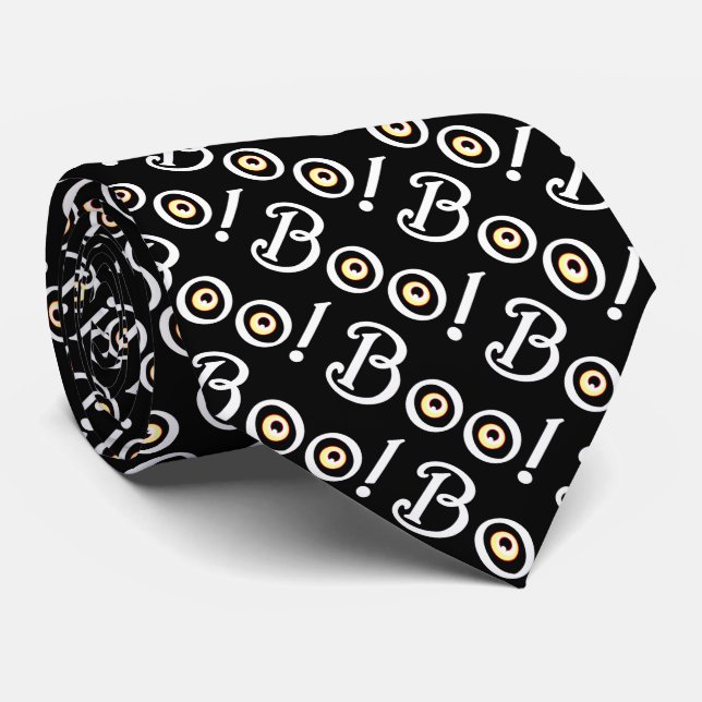 Halloween Gravatas Boo Neckties Ghost Tie Personal (Rolled)