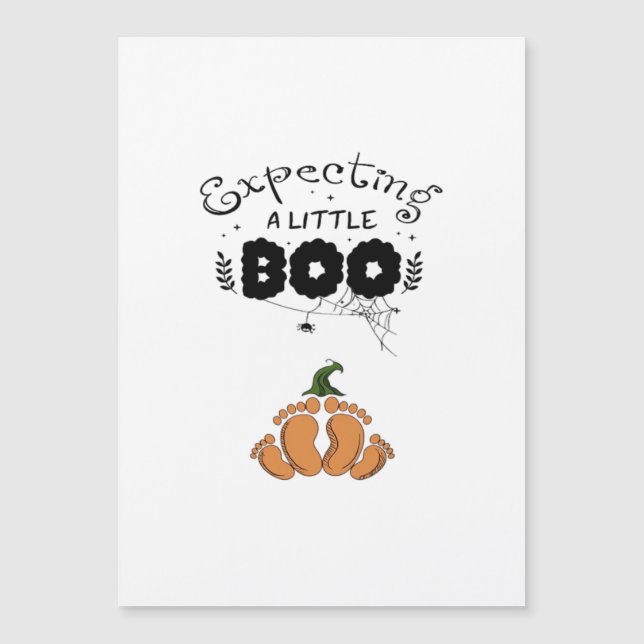 Halloween Grávida Mãe Para Ser Esperando Pequeno B (Frente)