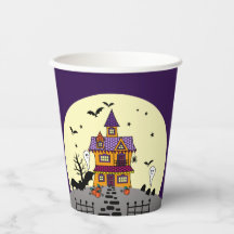 Halloween Hauneen Casa Negra Bat Lua Cheia Fantasm