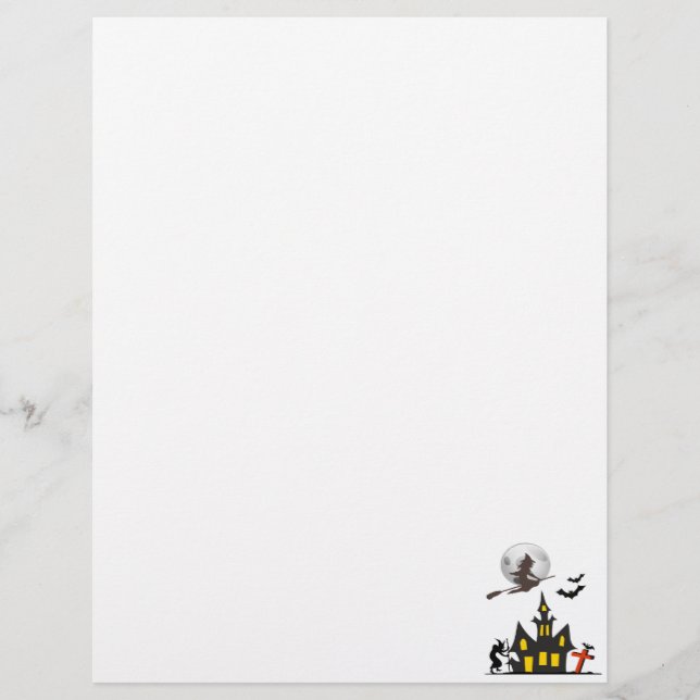 Halloween Hauneen House Letterhead (Frente)