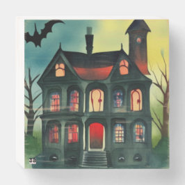 Halloween Hauneen House Wood Art