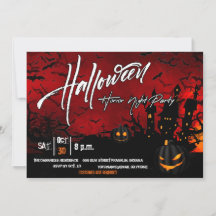 Halloween Horror Níger Convite de festas