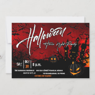 Halloween Horror Níger Convite de festas