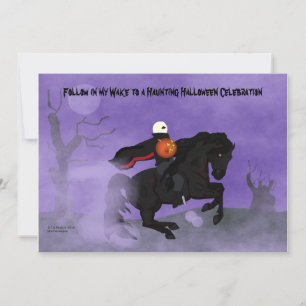 Halloween Horseman Convite