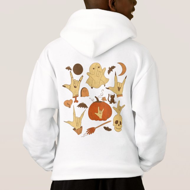 Halloween ILY - ASL Design (Verso)