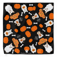Halloween Impressão Bandana