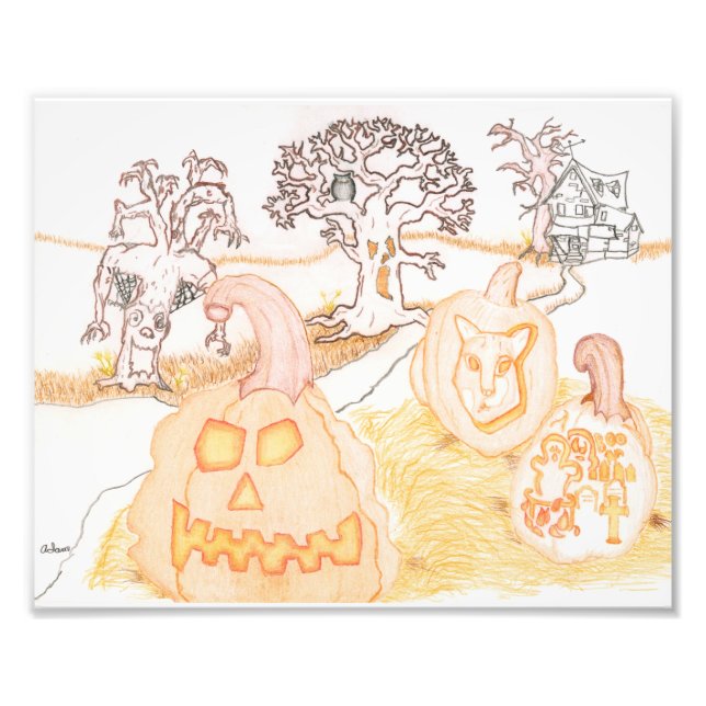 Halloween - Impressão de fotos (Frente)