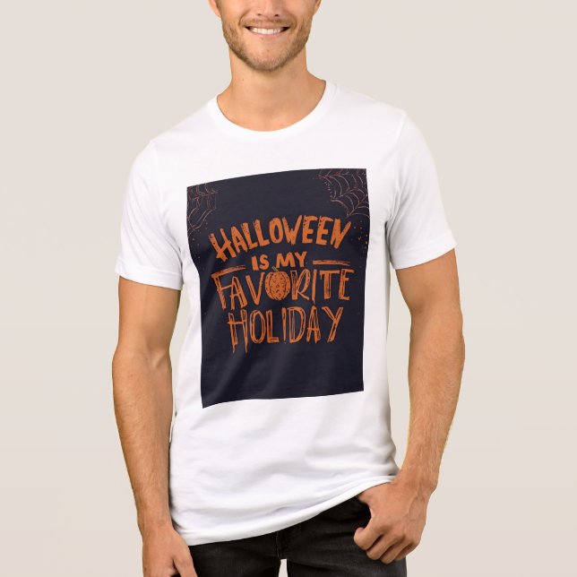 Halloween is my favorite design T Shirt  (Frente)