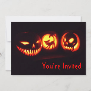 Halloween Jack o lanterna Convite