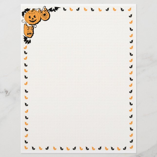 Halloween Letterhead (Frente)
