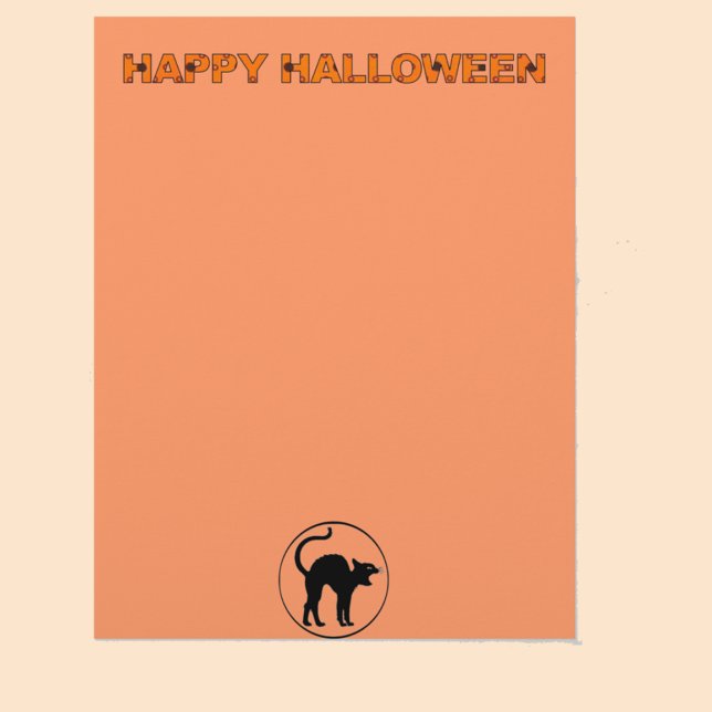 Halloween Letterhead (Criador carregado)