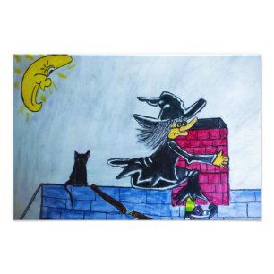 HALLOWEEN LOSHING WITCH Fotografia Alargamento
