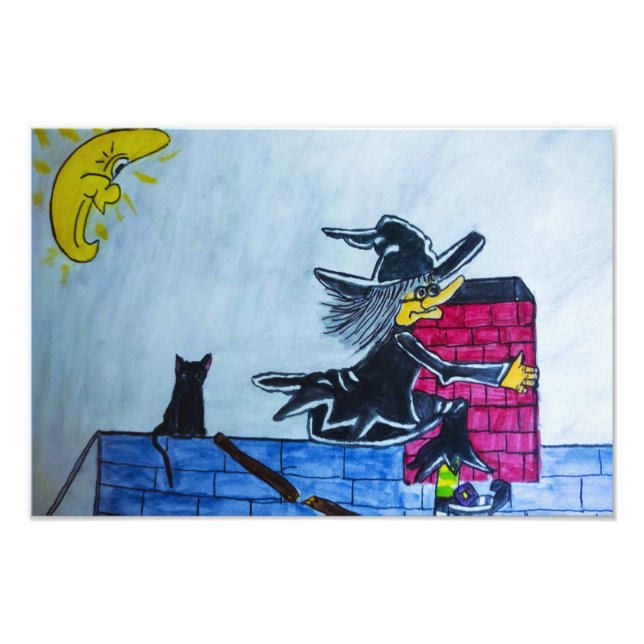 HALLOWEEN LOSHING WITCH Fotografia Alargamento (Frente)